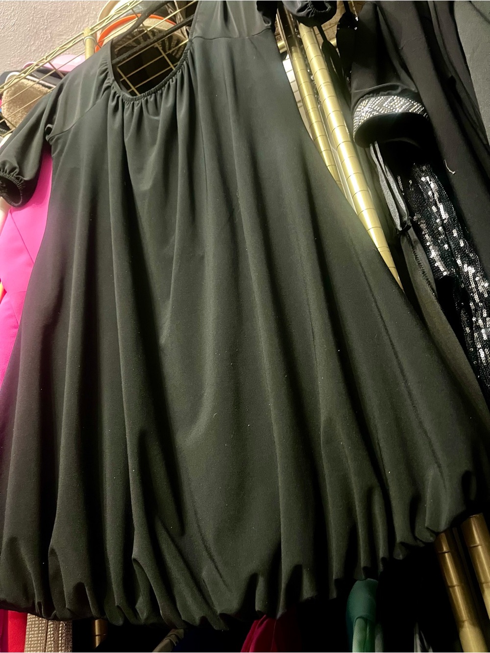 White House Black Market Bubble-Hem Dress Sz Med.